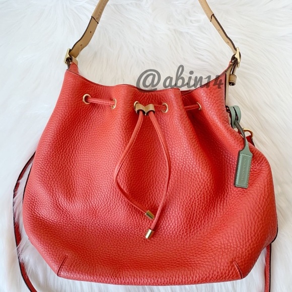 Coach Legacy Dream Drawstring Pebble Leather Bag - Picture 12 of 16